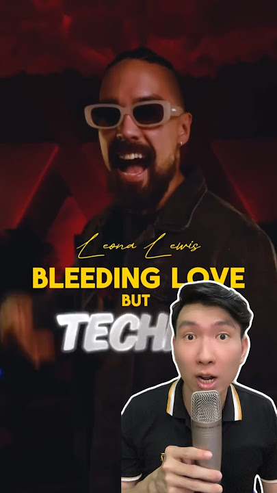 [Reaction] Lenny Pearce - Bleeding Love by Leona Lewis (Techno Version)