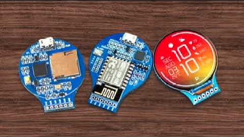 Roundy : Round LCD Board based on RP2040/ESP-12E