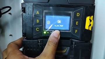 How to calibrate coin acceptor (make sure tubes are empty)