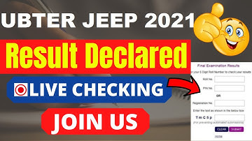 UBTER JEEP 2021 Result (Declared)– Check Your Uttrakhand Polytechnic JEEP 2021 Results Here
