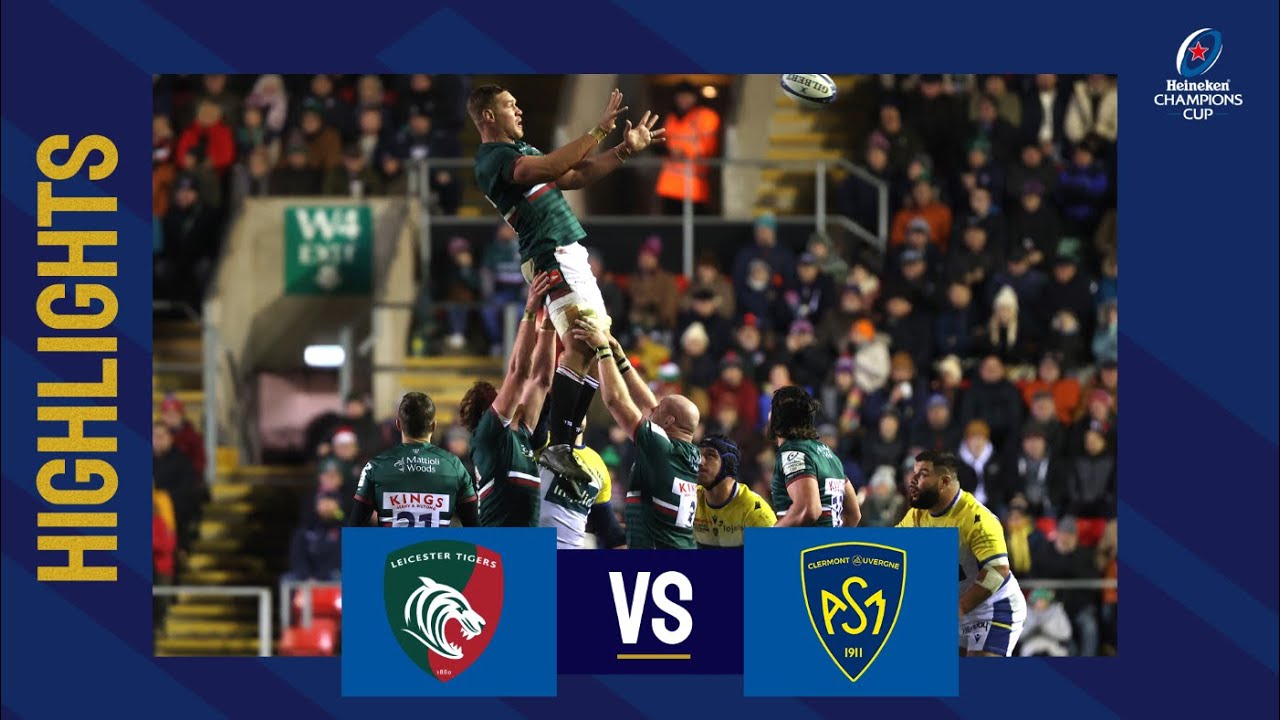 Highlights - Leicester Tigers v ASM Clermont Auvergne - Round 2│Heineken Champions Cup 2022/23