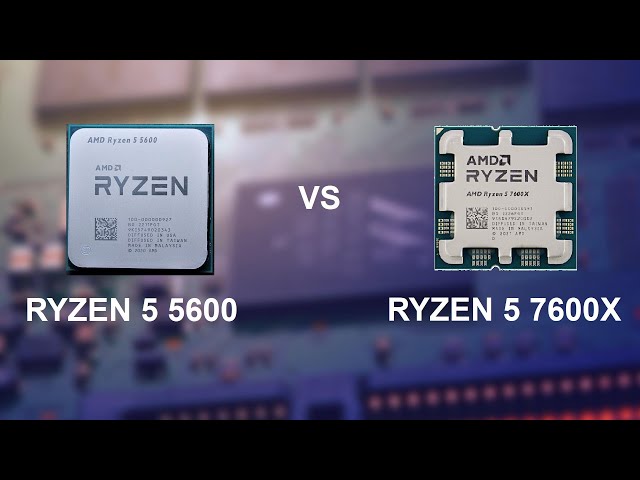 Ryzen 5 5600 vs 7600X on RTX 3080 Test in games - YouTube