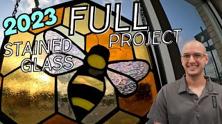 2024 DIY Full Stained Glass Project (FREE Pattern download)