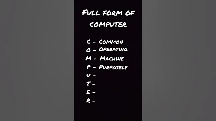 Computer | full form | Abbreviations 🤔🤔🤔  #computer #abbreviations #gkquiz