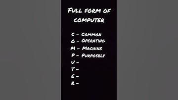 Computer | full form | Abbreviations 🤔🤔🤔  #computer #abbreviations #gkquiz