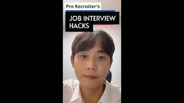 Job INTERVIEW HACKS from a Pro recruiter DO THIS!  #shorts