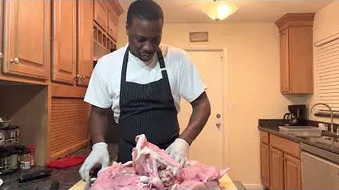 Just deboning a turkey. Its that time of year!