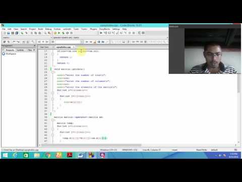 matrix addition and subtraction using operator overloading
