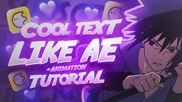 Text + Text Animation Like AE Tutorial | Blurrr App Tutorial