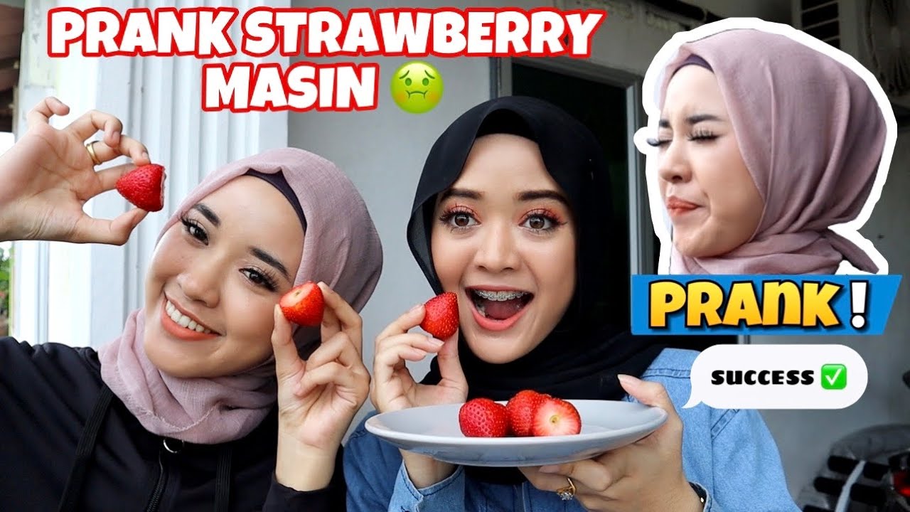 PRANK | Strawberry taghulu hangit + masin ❗️