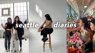4 days in seattle vlog: studio shoot, pike place market & seahawks game!
