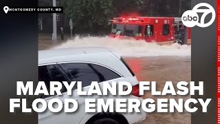 BREAKING NEWS: Extreme rain in Maryland prompts Flash Flood Emergency