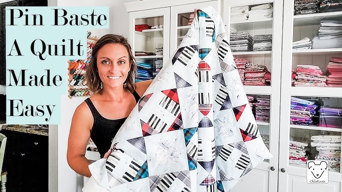 How to Baste a Quilt with Spray Adhesive - Homemade Emily Jane