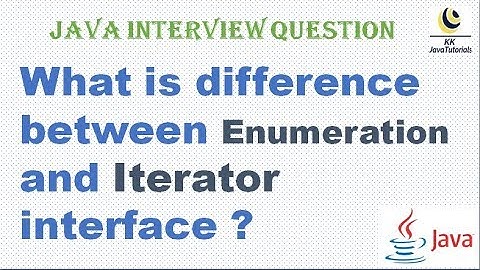 What is difference between Enumeration and Iterator interface ?||Collection Java Interview Question