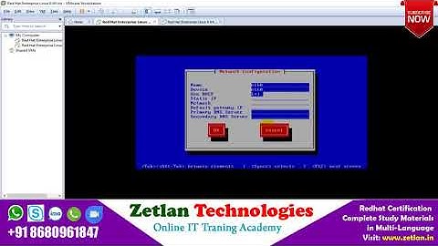 Redhat Linux in Tamil Part 2 Network Configuration