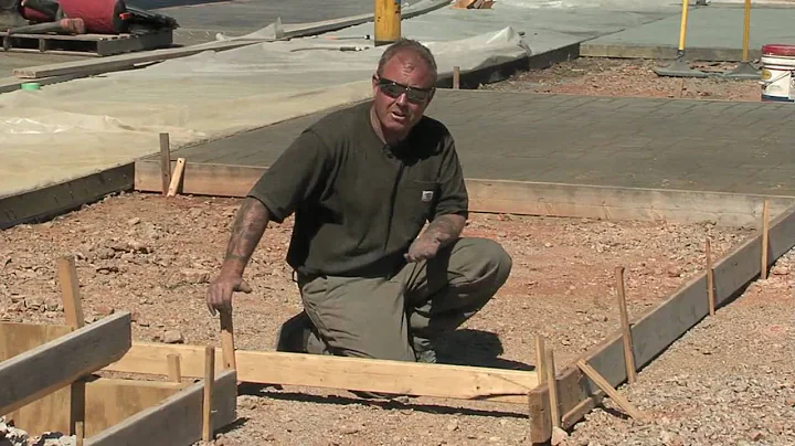 Concrete Forms - Forming Concrete with Wood Forms