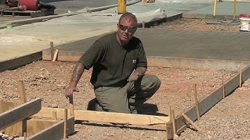 Concrete Forms - Forming Concrete with Wood Forms