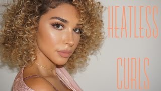 HEATLESS CURLS!!! Chantel Jeffries