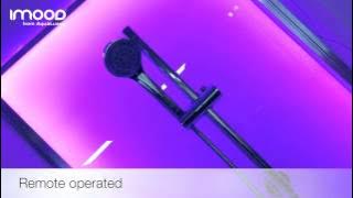 imood from AquaLusso - bring a splash of colour to your shower cabin or steam shower