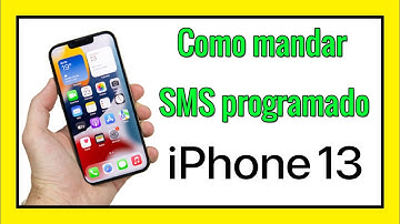 Cómo programar los mensajes de texto en el iPhone 13