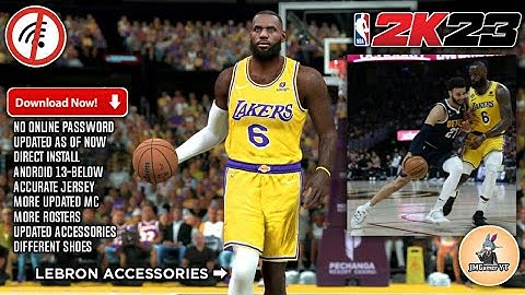 2K23 Updated Roster Android Offline | No F1VM | HD Graphics | Gameplay | Nuggets vs Lakers 2K23