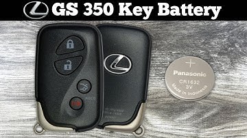 2007 - 2011 Lexus GS 350 Key Fob Battery Replacement - How To Change Replace GS350 Remote Batteries