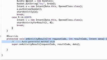 Android Application Development Tutorial   50   setResult for the Start Activity For Result