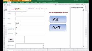 Setting up Excel Point of Sale Cash Register-Windows 10