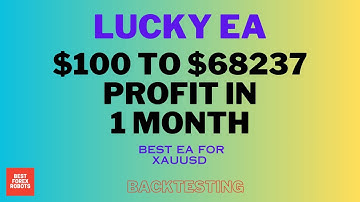 Lucky EA Forex MT4 Robot $100 To $68237 Profit In 1 Month | Best forex robots