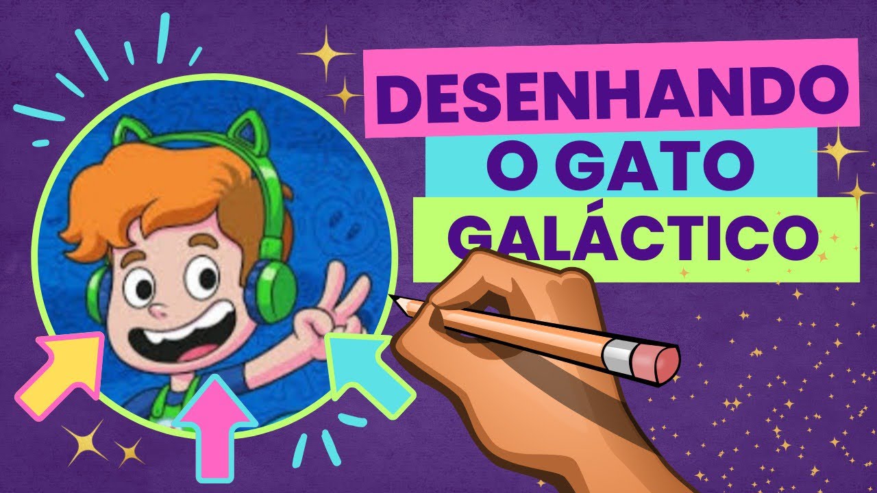 Como desenhar e pintar Gato Galactico #gatogalactico #canalmaryvideo