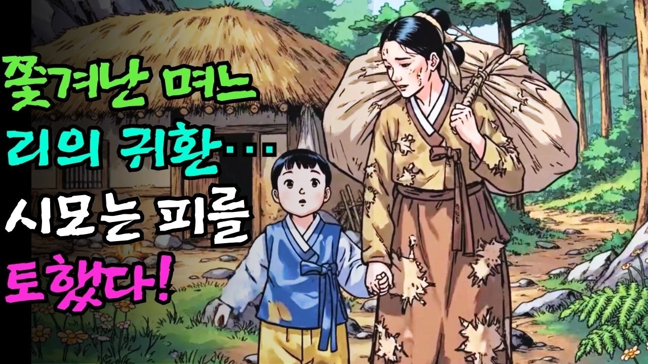 ‘대가 끊긴 건 네 아들 탓이다!’ 쫓겨난 며느리… 머슴의 아들을 안고 돌아왔다!그날, 시어머니는 피를 토하며 오열했다…