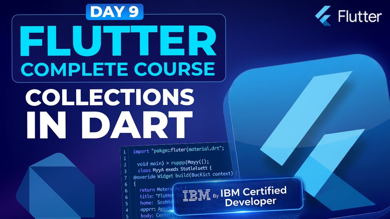 Collections in Dart (Part 02) - Flutter Course for Beginners #9