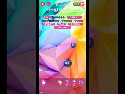 WORD PEARLS LEVEL 343 ANSWERS