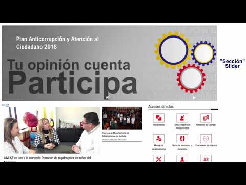 Vídeo-recorrido nuevo portal web INMLCF