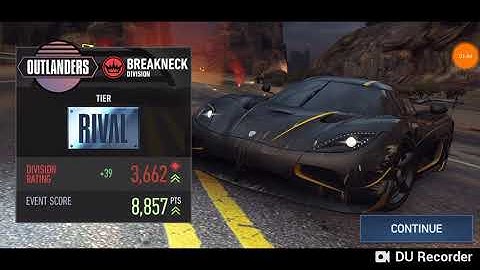 nfs no limits underground rivals outlander (koenigsegg agera rs)