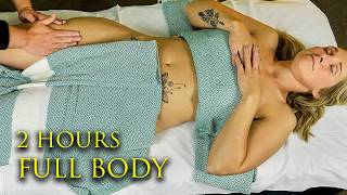 2 Hours of Full Body Massage That Will Melt You to Sleep | Lomi Lomi