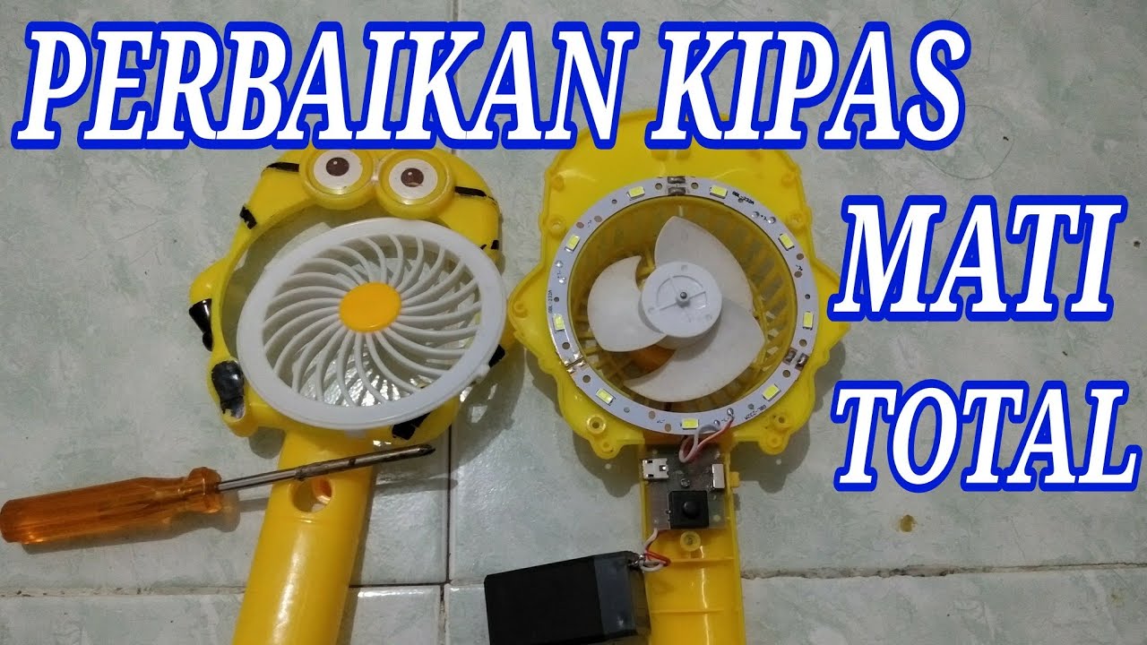 Cara memperbaiki kipas angin portable Mati total