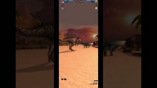 Jurassic World The Game #shorts | Indominus Rex VS. Styracosaurus Lux