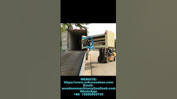 Shipping plywood machines required by customers in Java Glue Spreader#plywoodmachine #woodworking