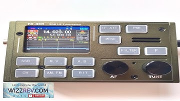 FX-4CR 3rd Generation V3 Radio SDR HF Transceiver 1-20W Adjustable Power USB Review