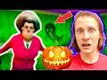 Scary teacher 3d halloween  nouveaux pranks pour la prof psychopathe  dlires de max