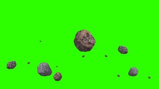 Floating Stones #1 / Green Screen - Chroma Key