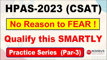 CSAT | HPAS Prelims 2023 | Practice Series | Part-3 | All important Topics | HAS 2023