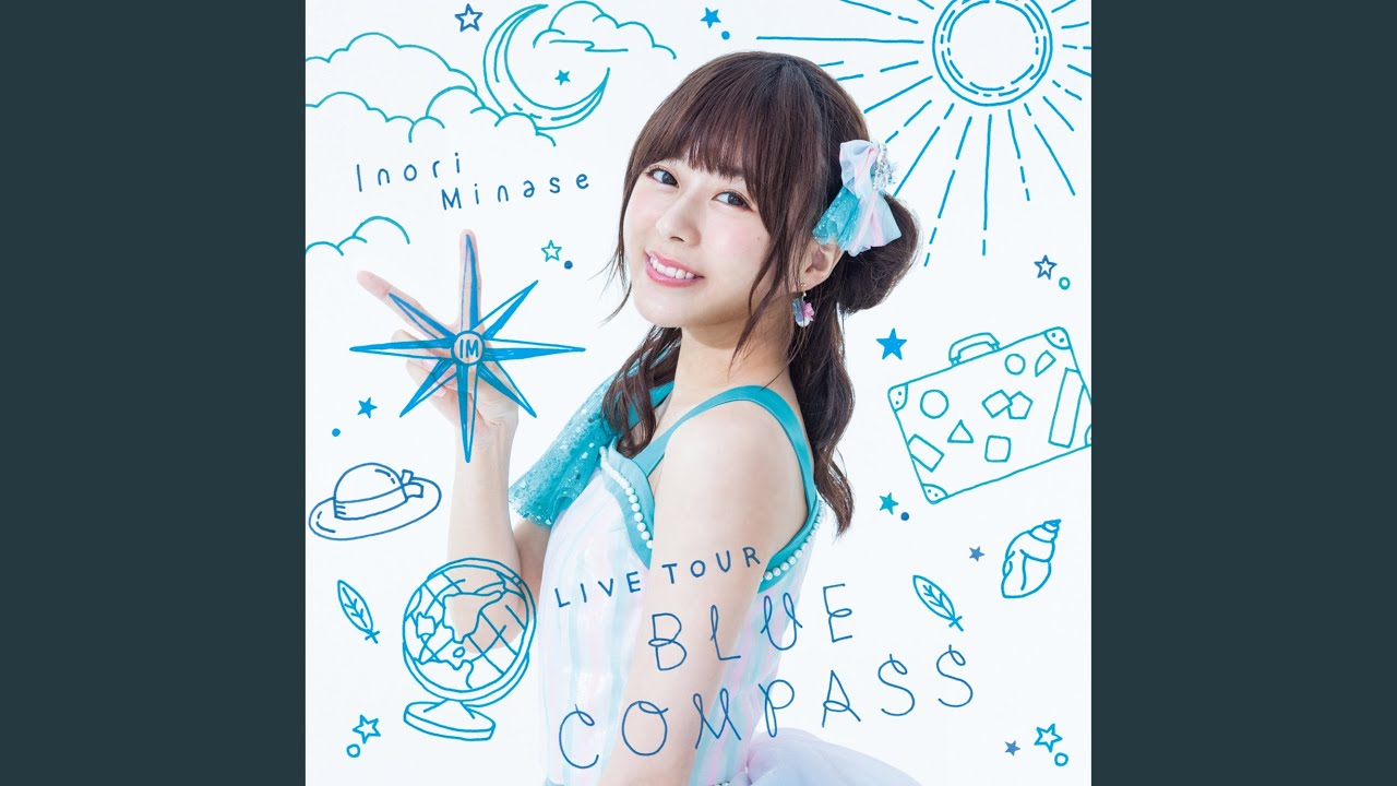 水瀬いのり　3種　パーカー　HELLO HORIZON blue compass YouTube