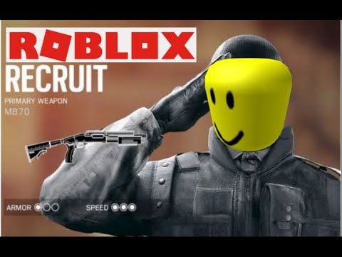 Roblox Recruit Youtube - roblox rainbow six siege recruit
