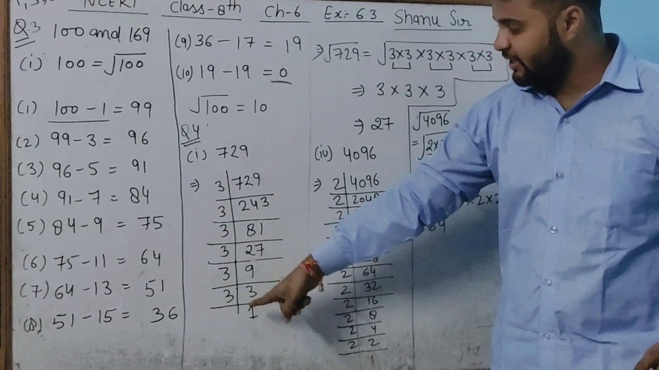 NCERT CLASS 8TH CHAPTER 6 EXERCISE 6.3 QUESTION NO.3,4 - YouTube