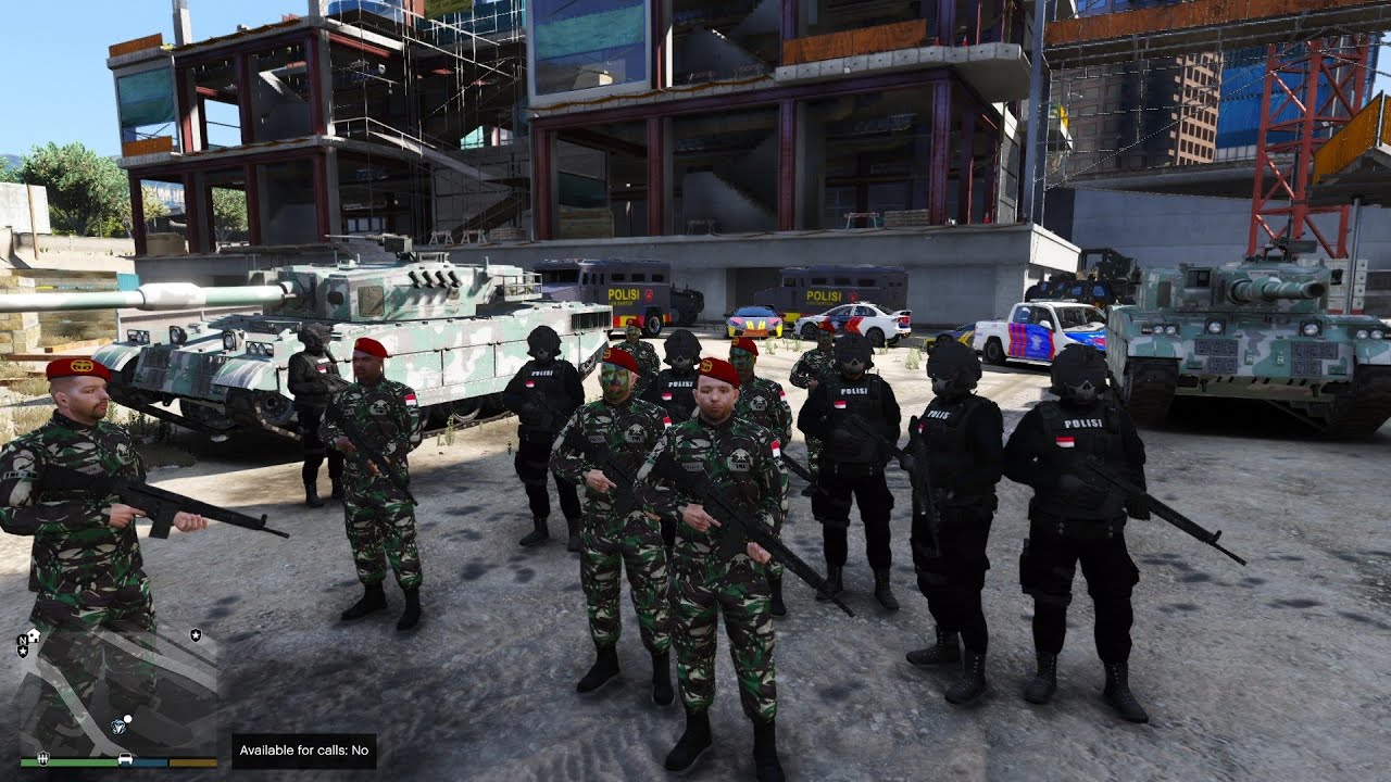 Penyelamatan PRESIDEN Yang Disandera Teroris! GTA 5 Mod Polisi Indonesia