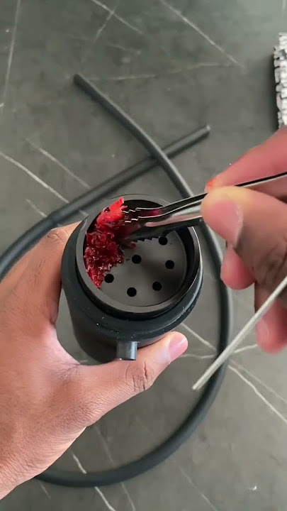 How to set the smoke.it portable shisha #portableshisha #hookah #shisha #smoke #fyp