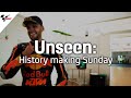 Unseen: Binder's history-making Sunday