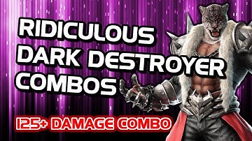 Dark Destroyer Combos & 125+ Damage Combo ~ Tekken 7 Armor King Guide
